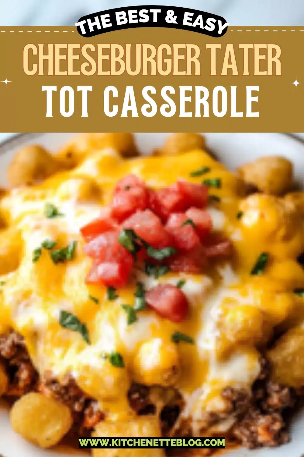 Cheeseburger Tater Tot Casserole