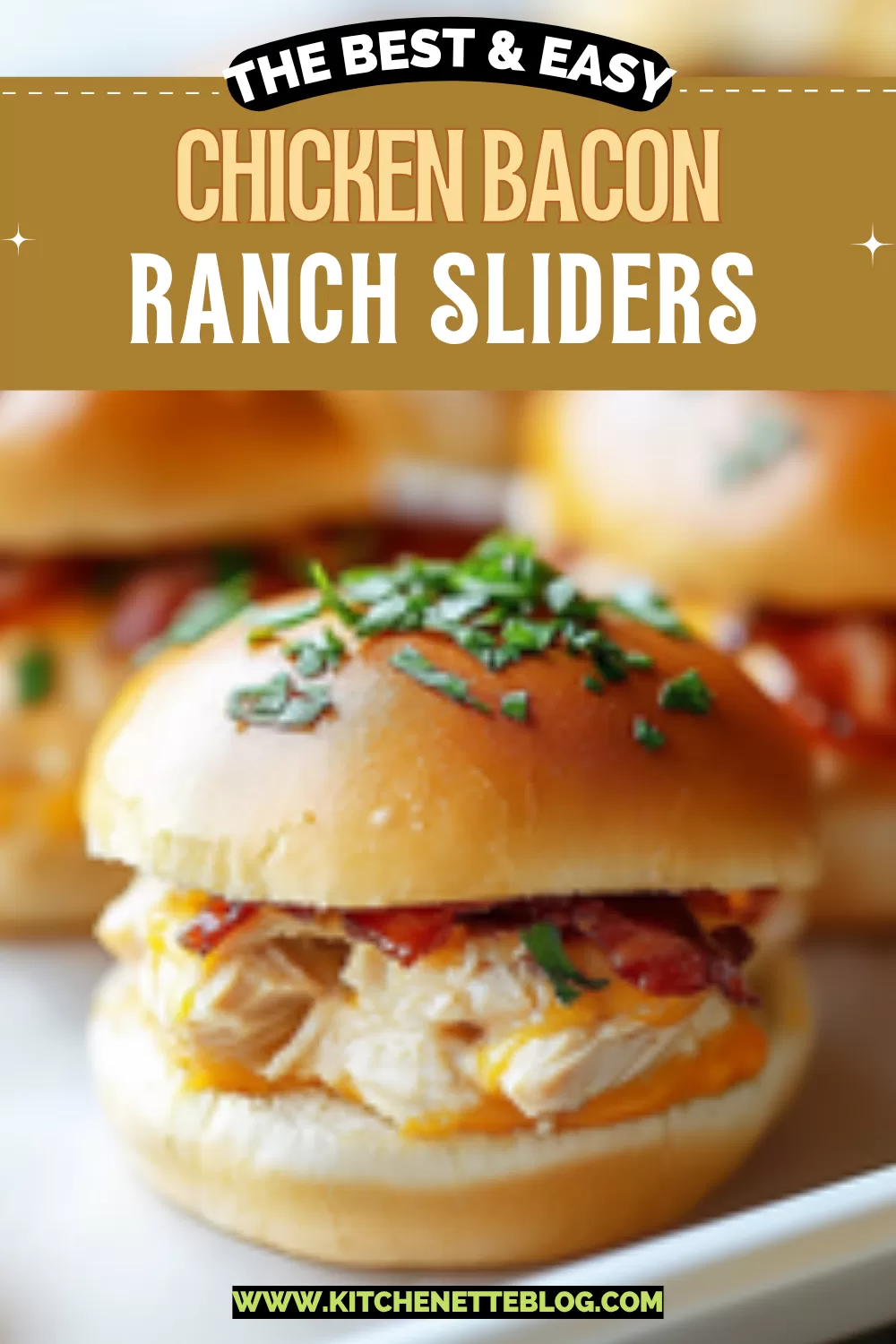 Chicken Bacon Ranch Sliders
