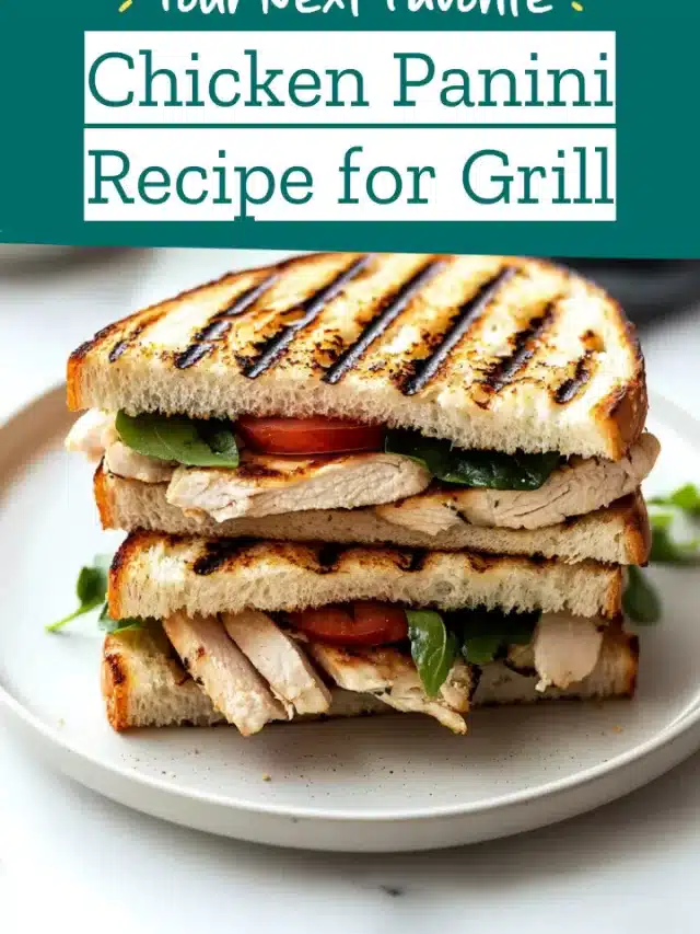 Chicken Panini Recipe for Grill