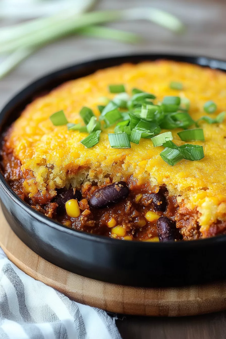Chili Cornbread Casserole