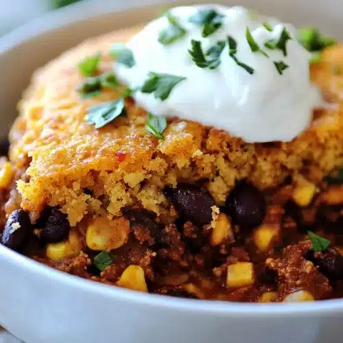 Chili Cornbread Casserole