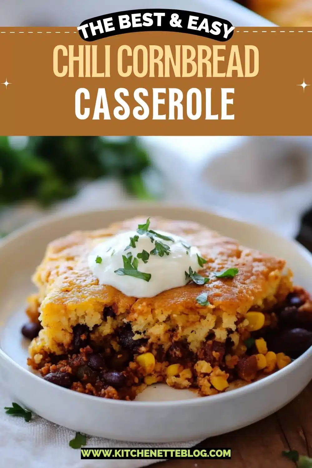 Chili Cornbread Casserole