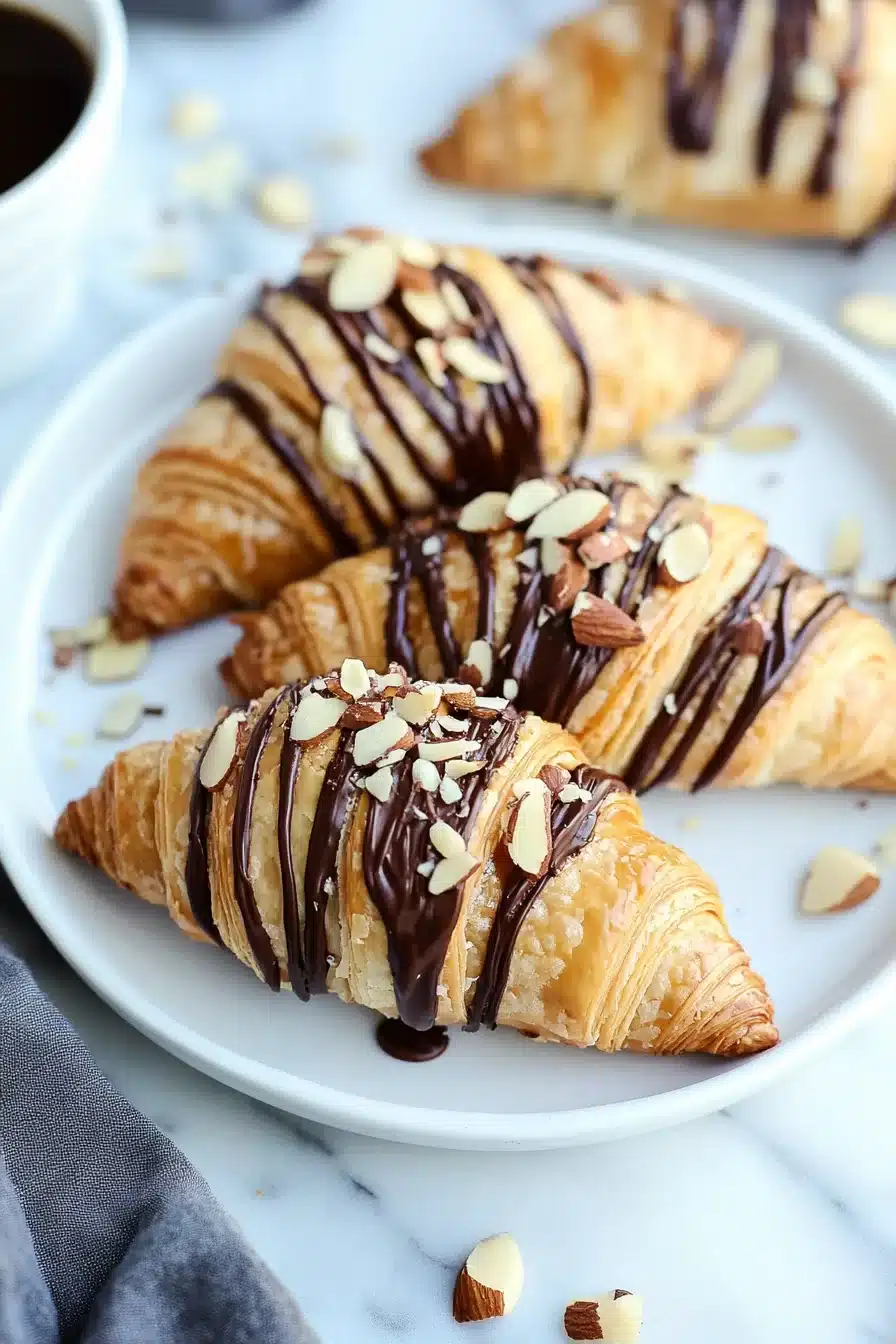 Chocolate Almond Croissants