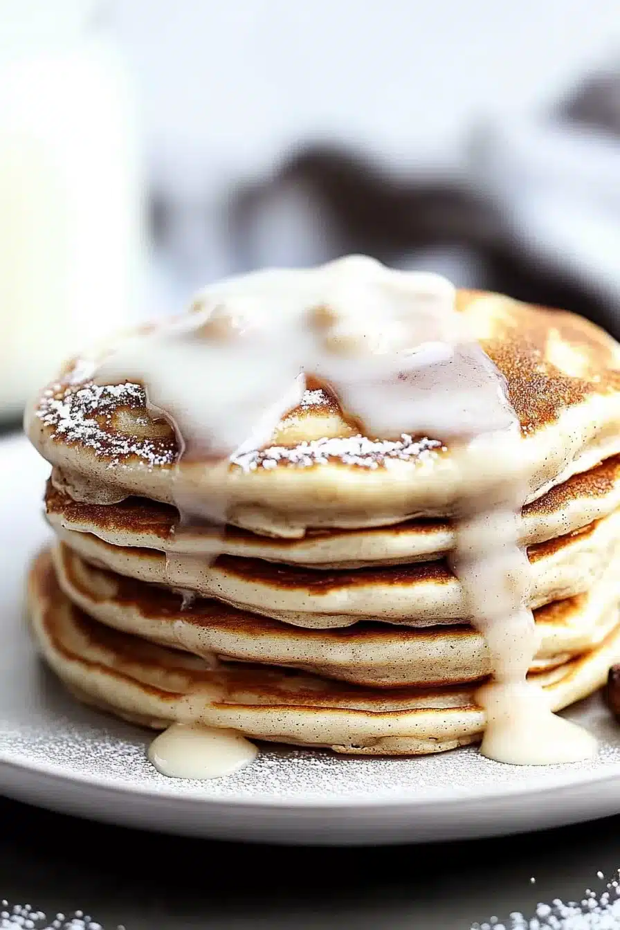 Cinnamon Roll Pancakes