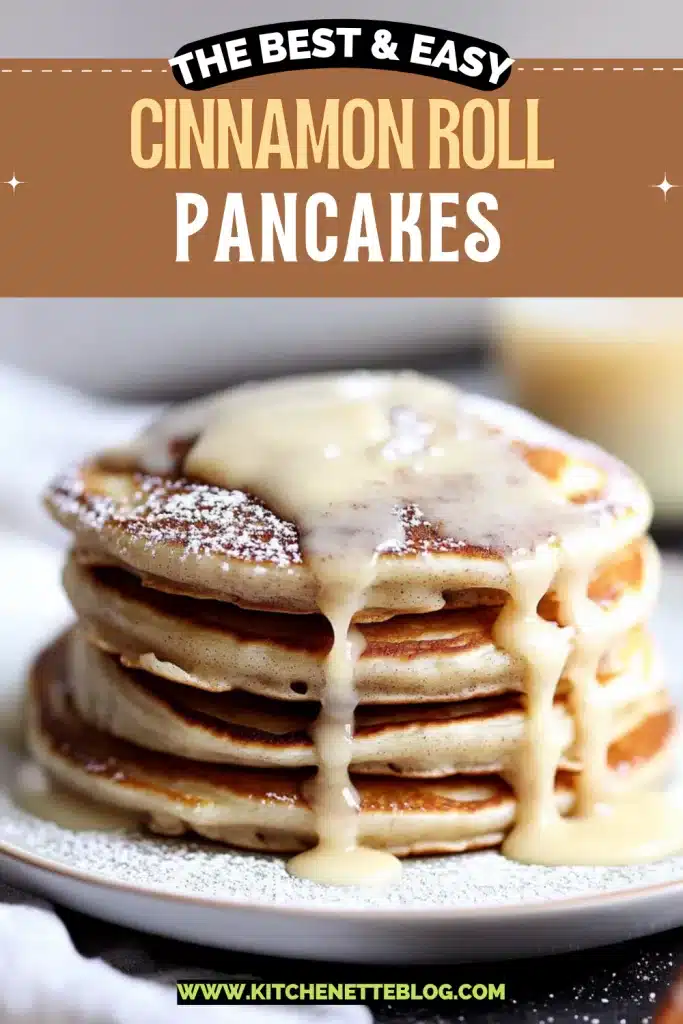 Cinnamon Roll Pancakes