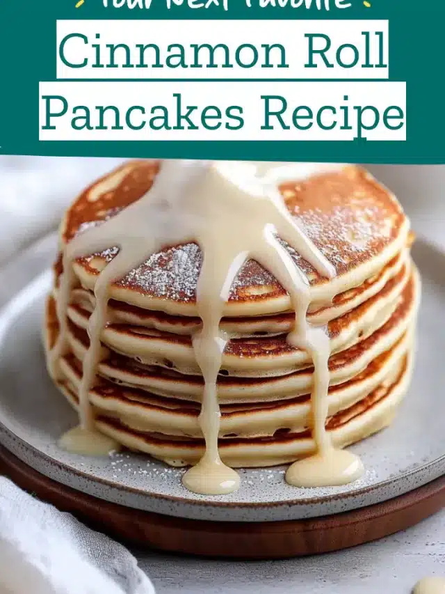 Cinnamon Roll Pancakes Recipe