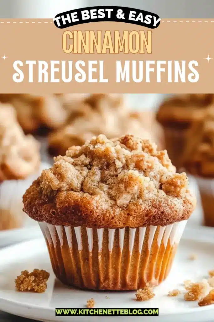 Cinnamon Streusel Muffins