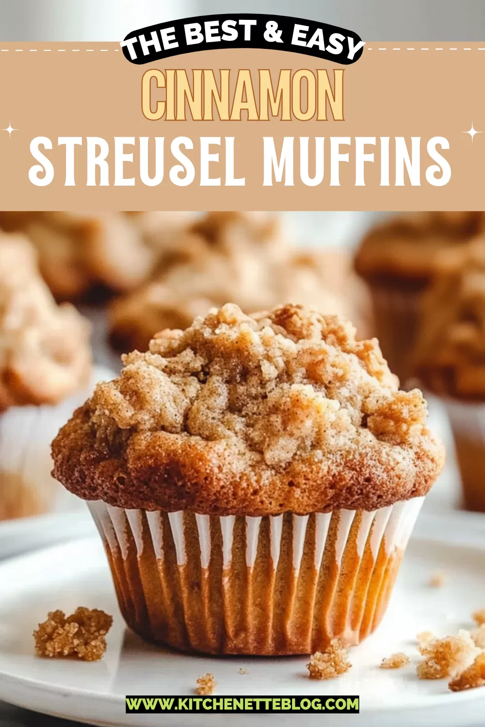 Cinnamon Streusel Muffins