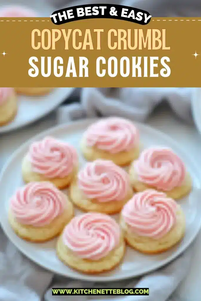 Copycat Crumbl Sugar Cookies