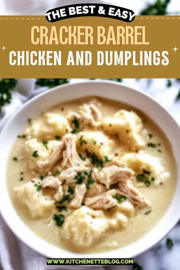 Cracker Barrel Chicken and Dumplings