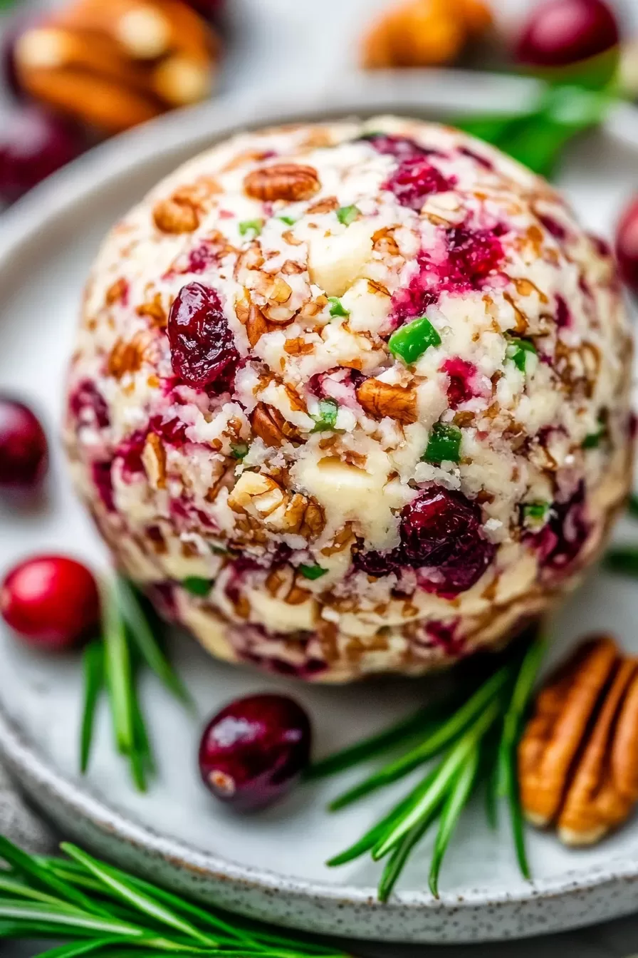 Cranberry Pecan Cheese Ball