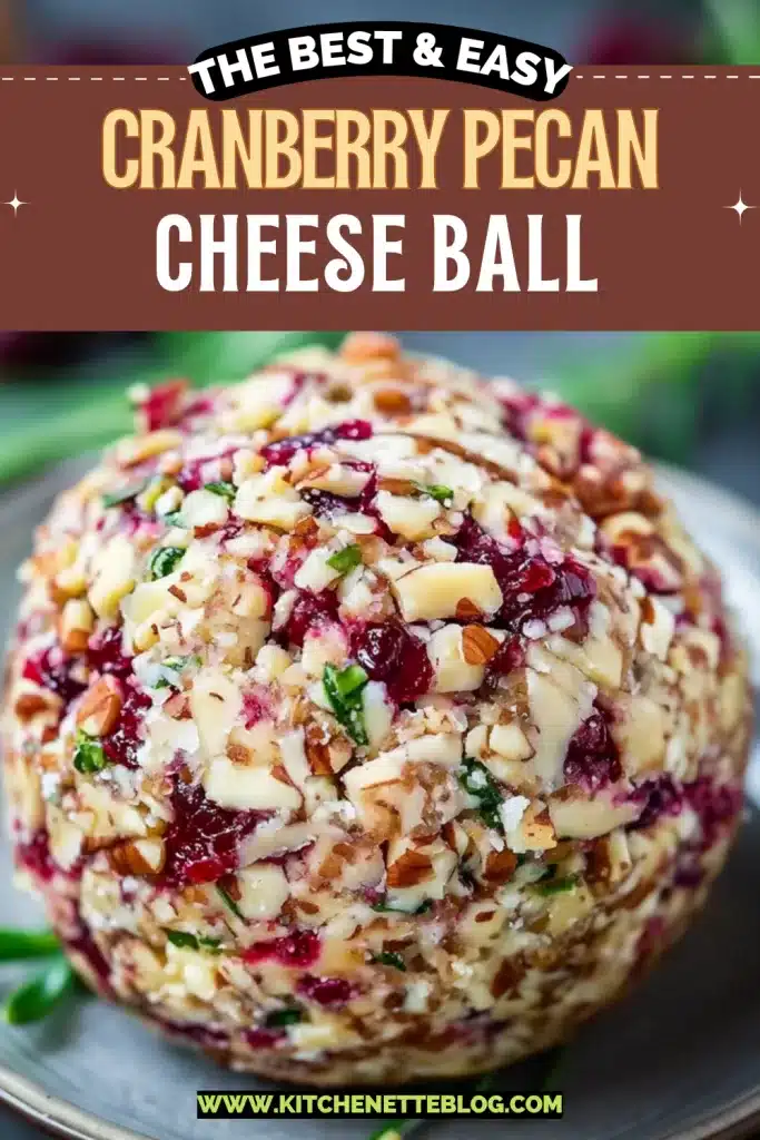 Cranberry Pecan Cheese Ball