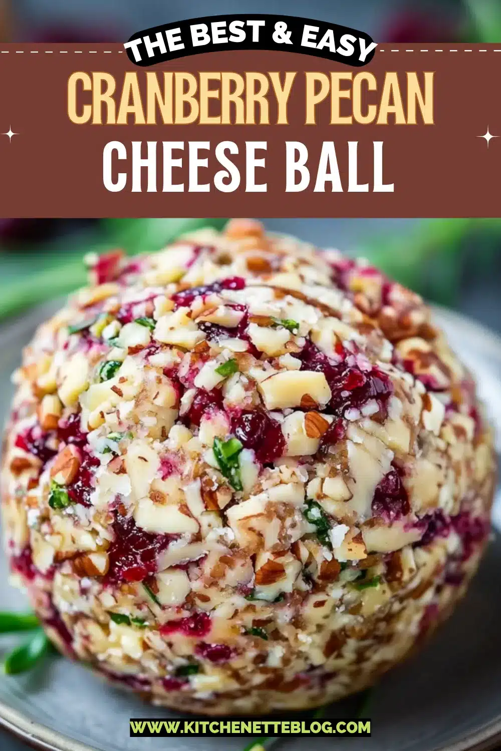 Cranberry Pecan Cheese Ball