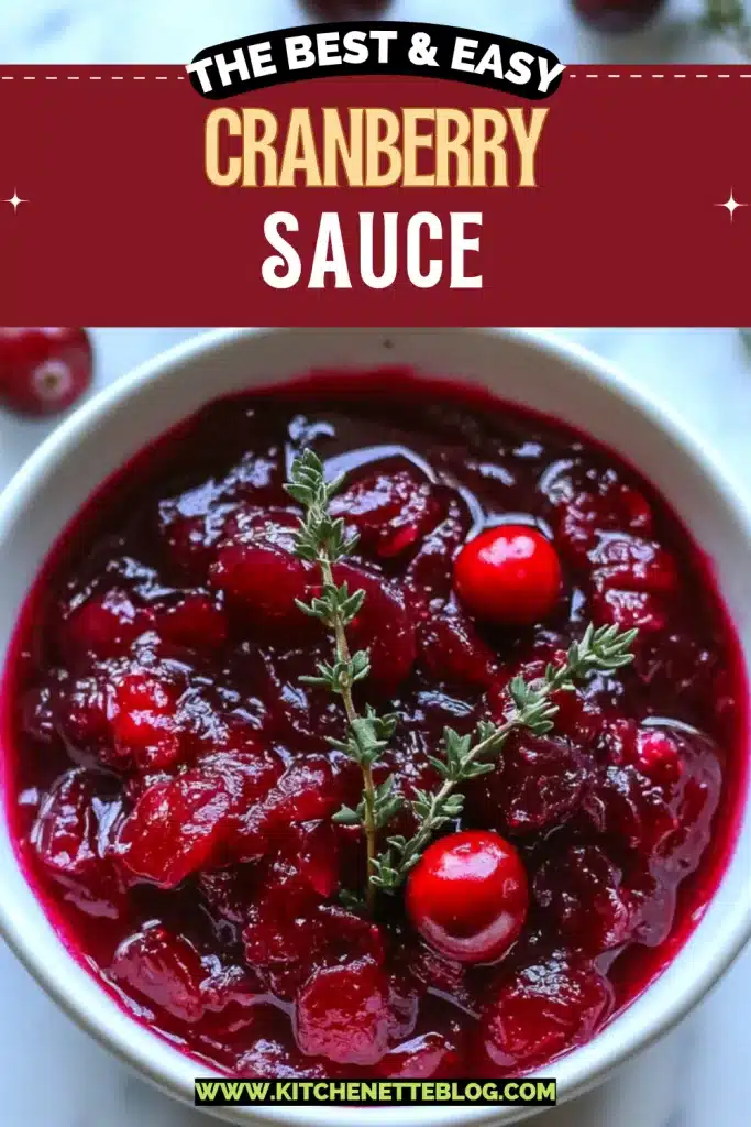 Cranberry Sauce