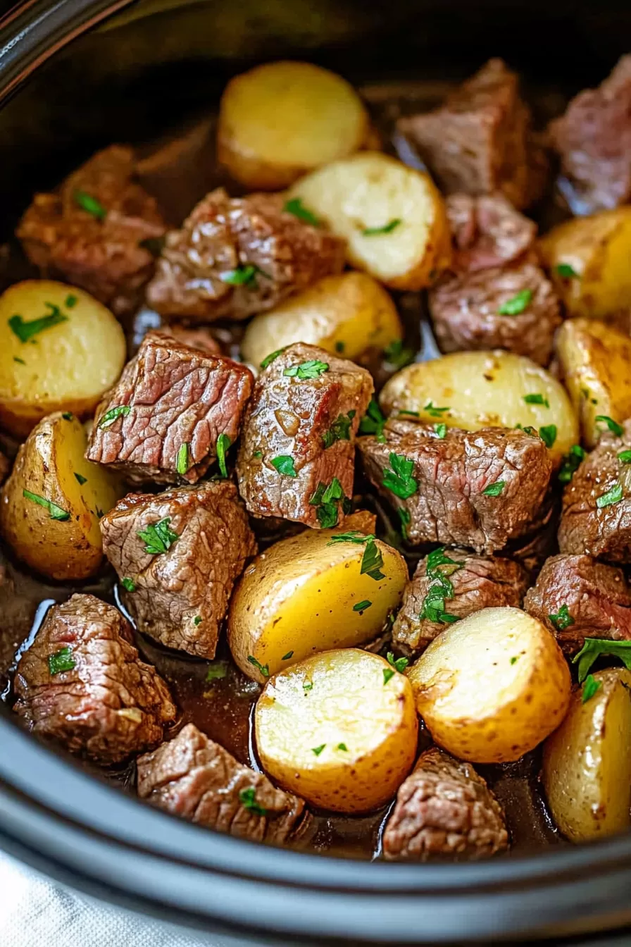 Crockpot Steak and Potatoes