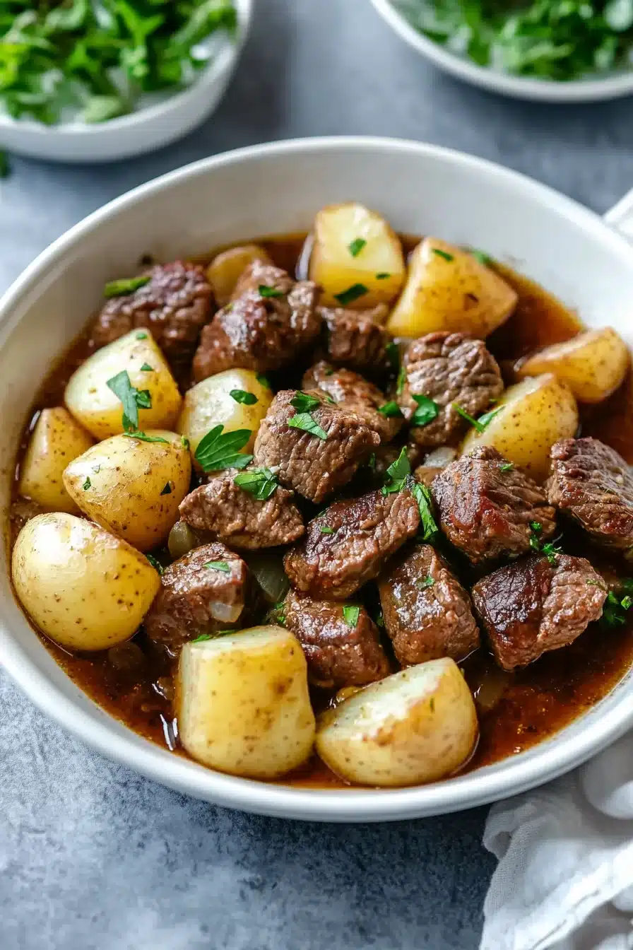 Crockpot Steak and Potatoes