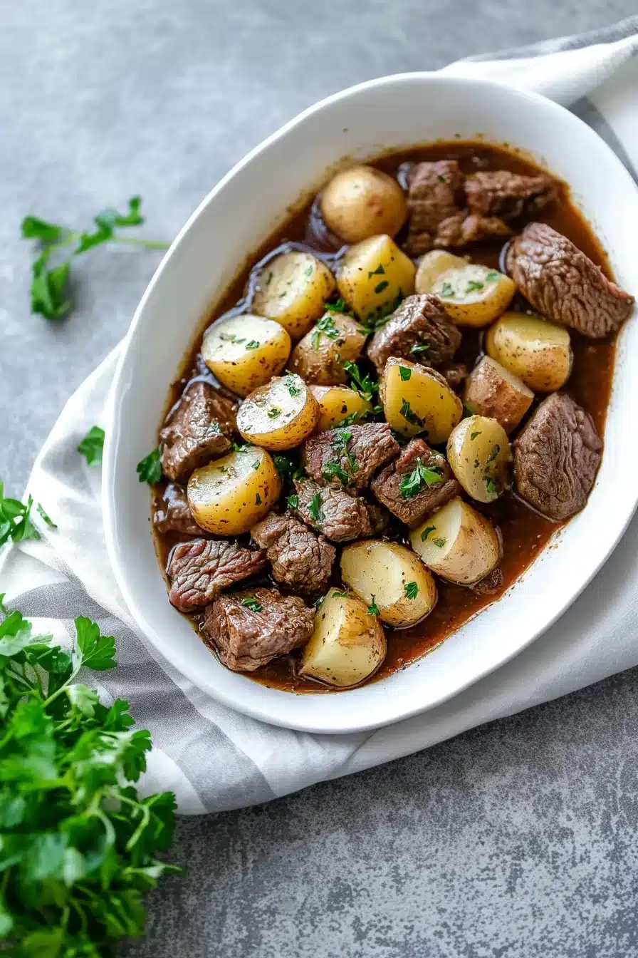 Crockpot Steak and Potatoes