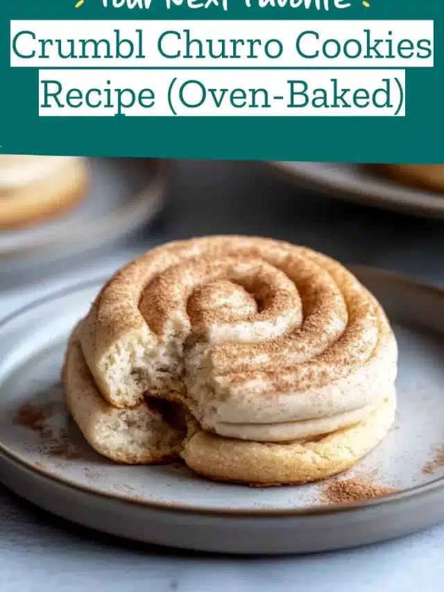 Crumbl Churro Cookies Recipe (Oven-Baked)