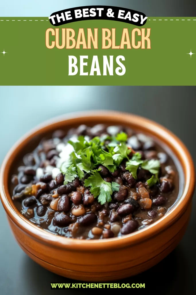 Cuban Black Beans