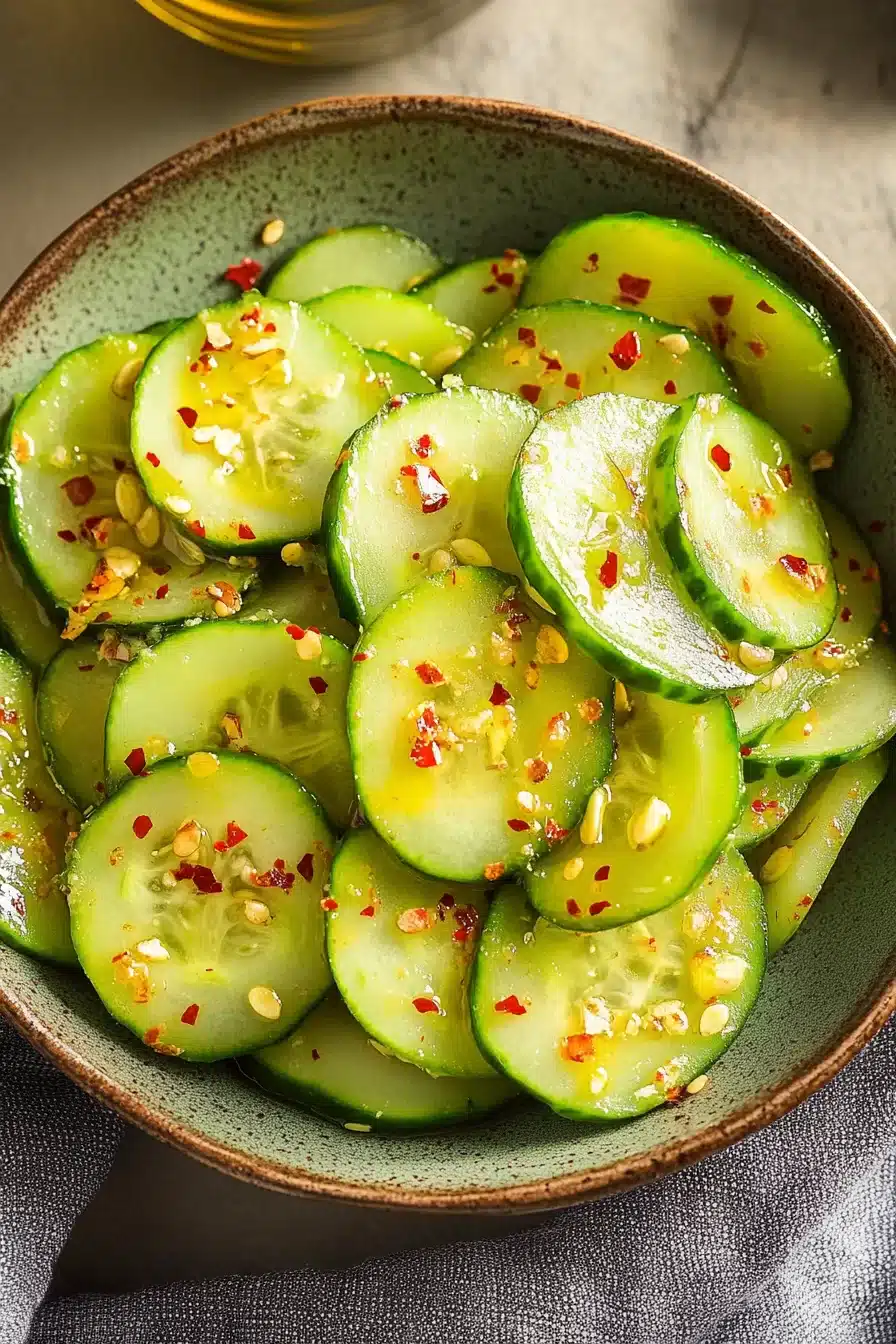 Easy Asian Cucumber Salad
