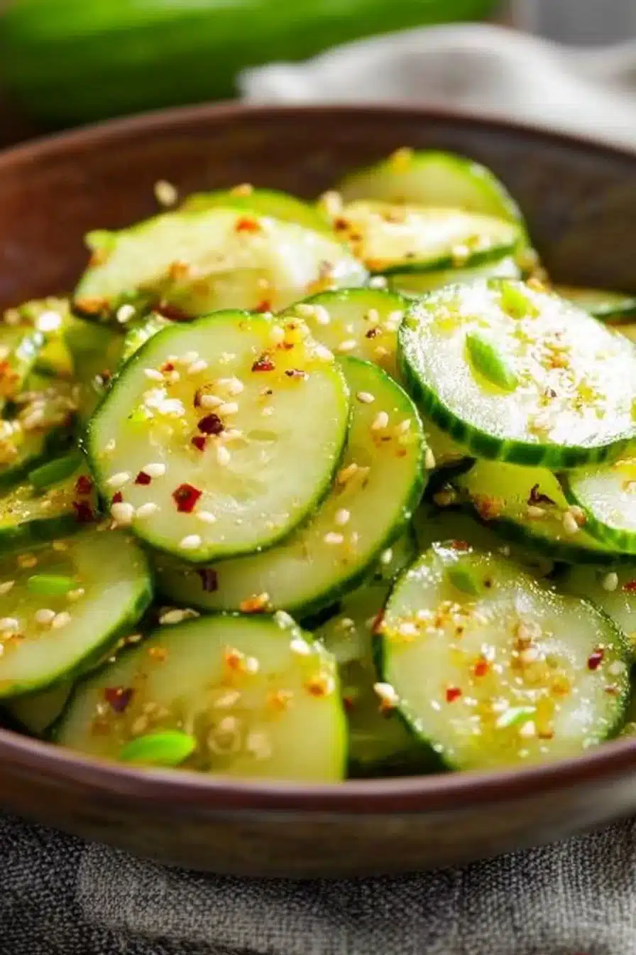 Easy Asian Cucumber Salad