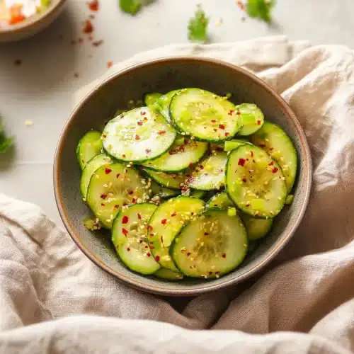 Easy Asian Cucumber Salad