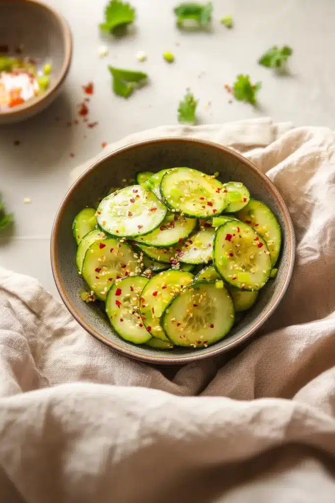 Easy Asian Cucumber Salad