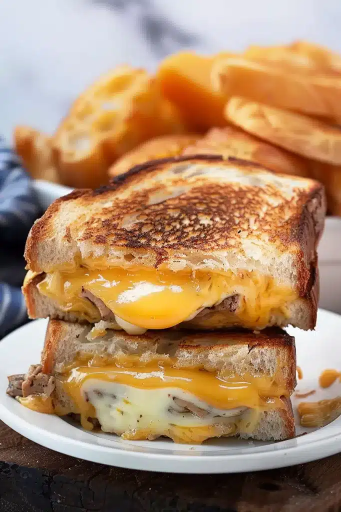 Easy Breakfast Grilled Cheese