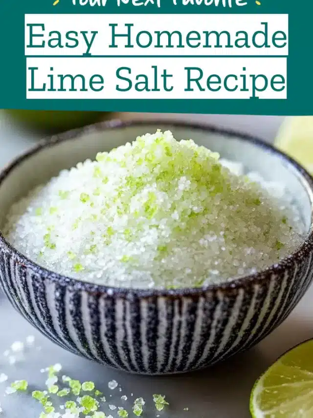 Easy Homemade Lime Salt Recipe