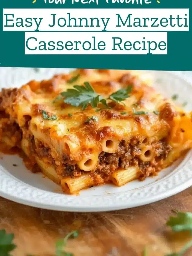 Easy Johnny Marzetti Casserole Recipe