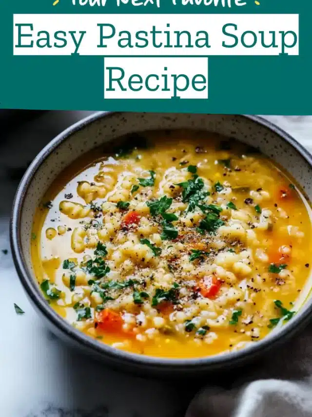Easy Pastina Soup Recipe