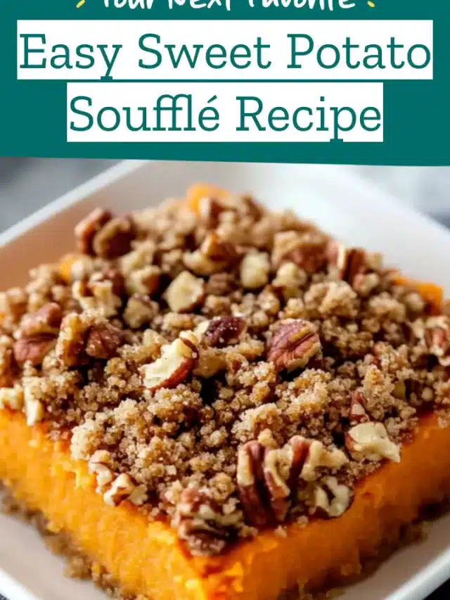 Easy Sweet Potato Soufflé Recipe