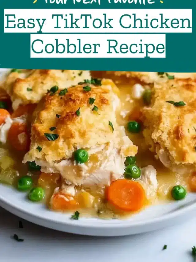 Easy TikTok Chicken Cobbler Recipe