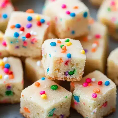 Funfetti Shortbread Bites