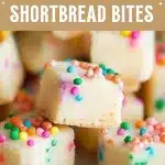 Funfetti Shortbread Bites