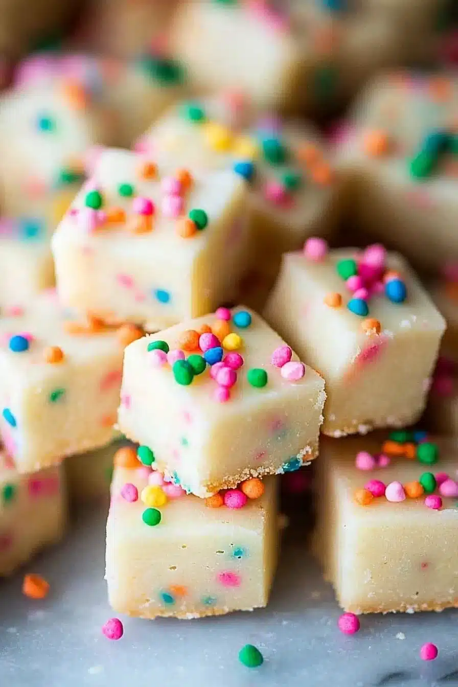 Funfetti Shortbread Bites