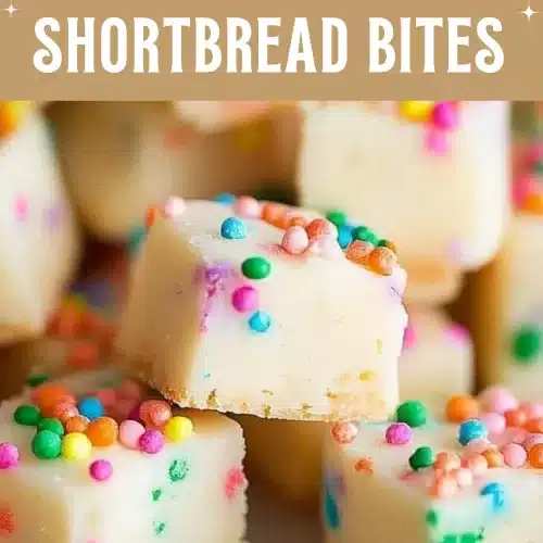 Funfetti Shortbread Bites