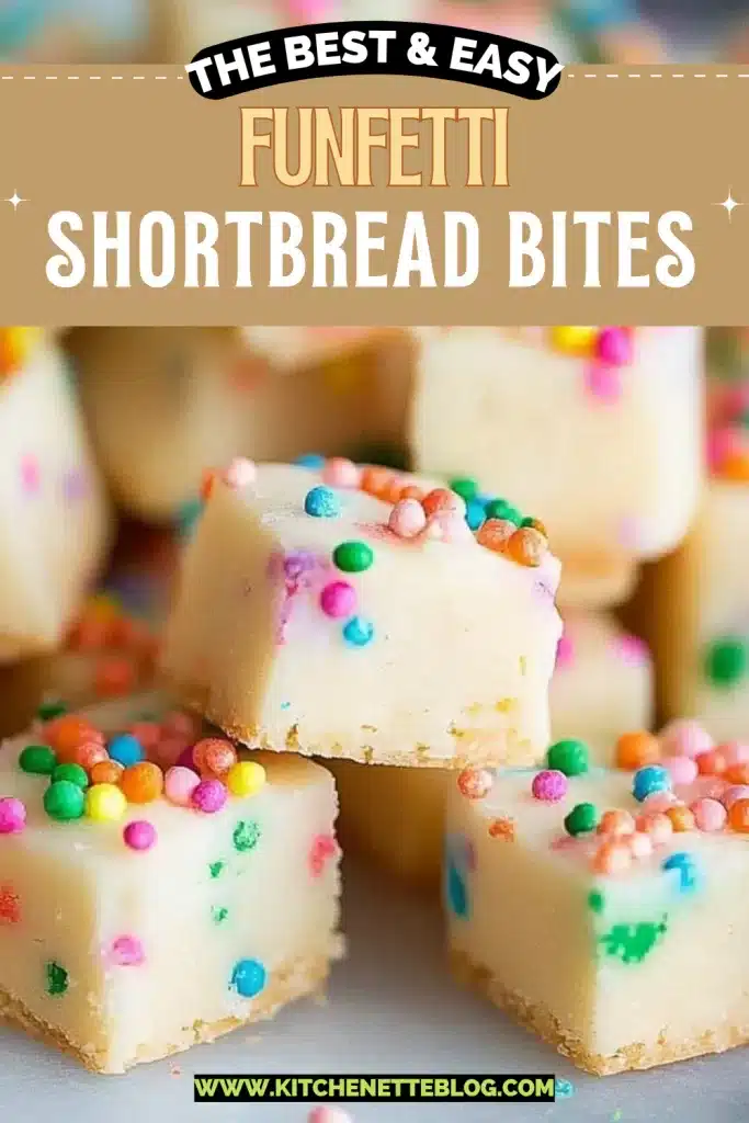 Funfetti Shortbread Bites