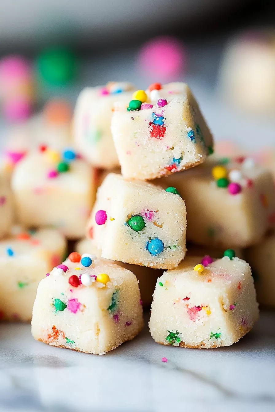 Funfetti Shortbread Bites