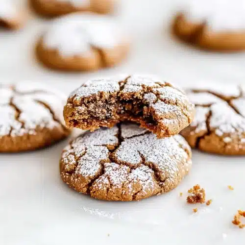 Gingerbread Crinkle Cookies