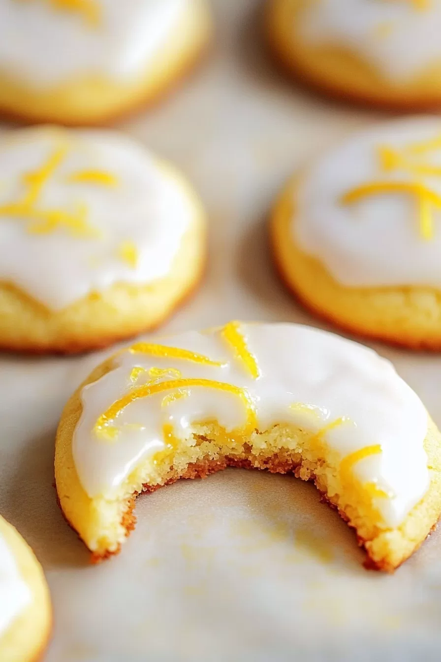 Glazed Lemon Cookies