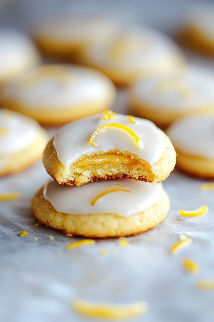 Glazed Lemon Cookies