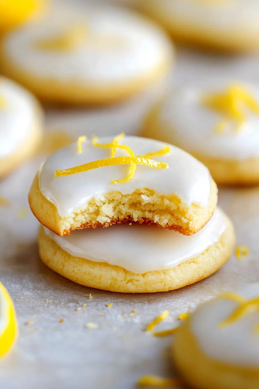 Glazed Lemon Cookies