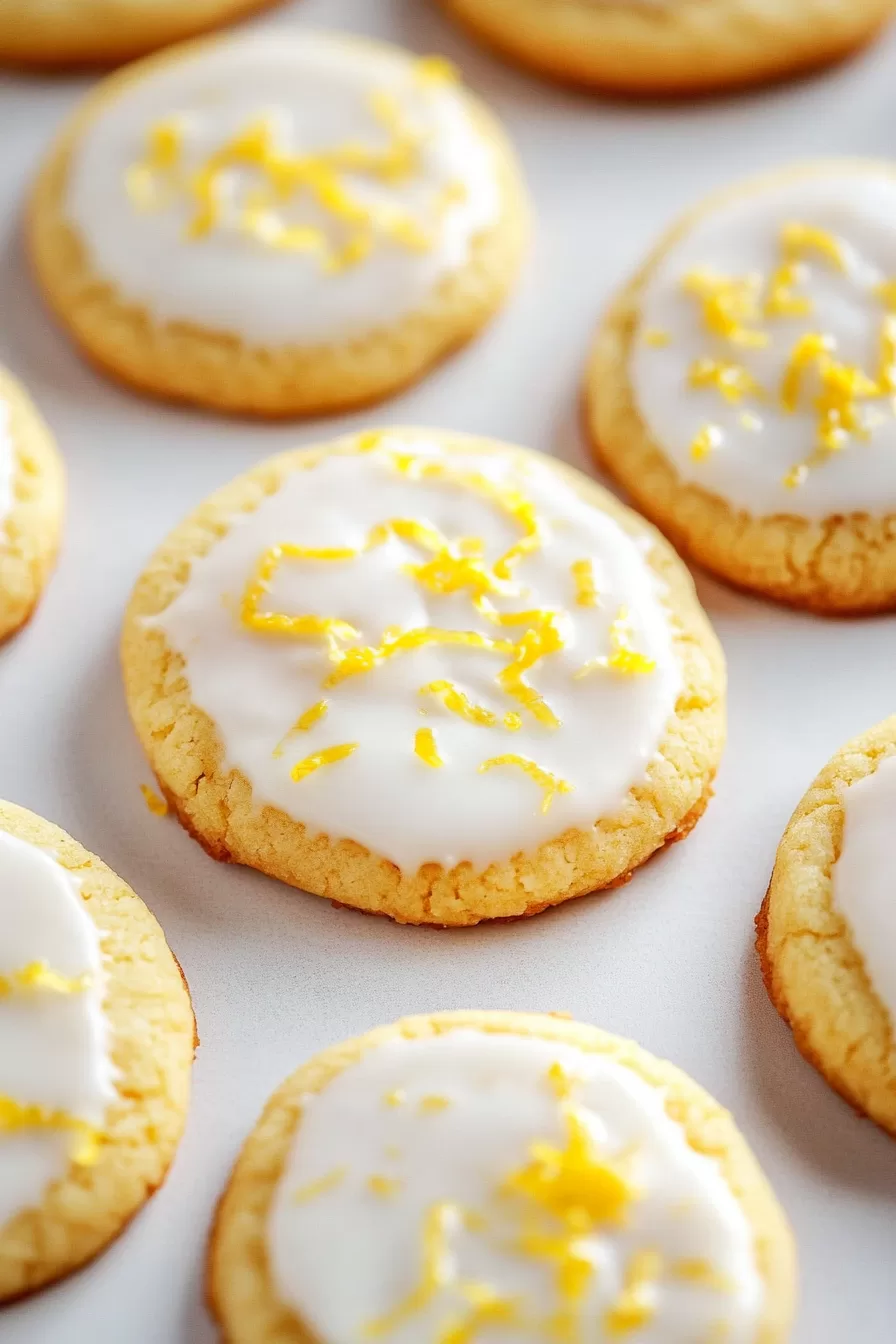 Glazed Lemon Cookies