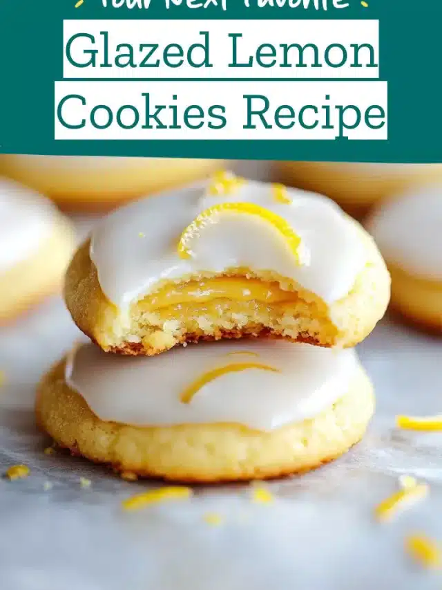 Glazed Lemon Cookies Recipe