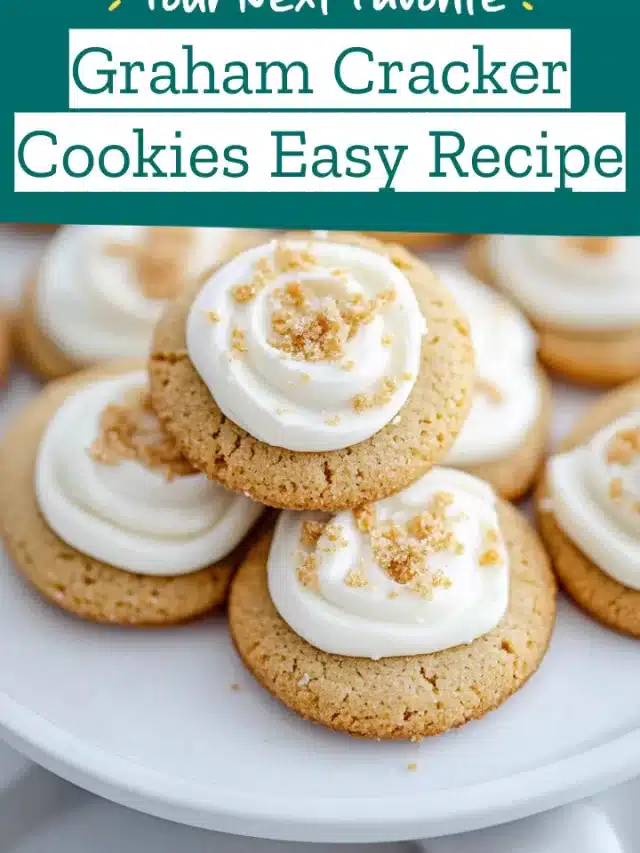 Graham Cracker Cookies Easy Recipe