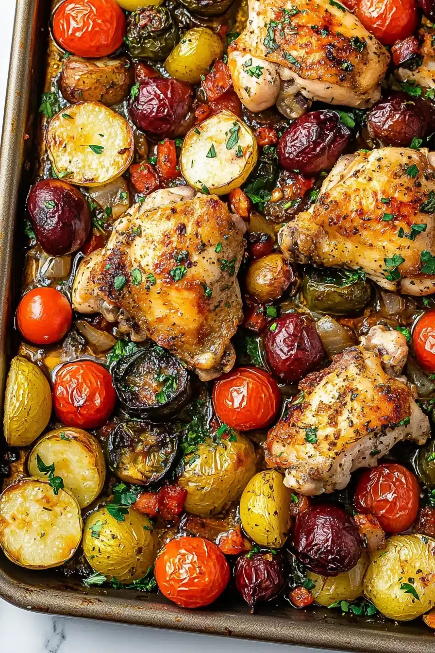 Greek Sheet Pan Chicken