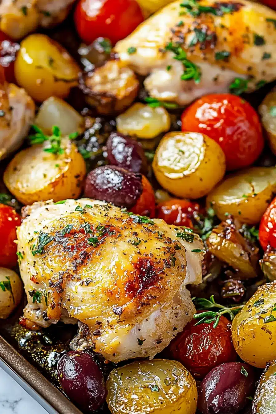 Greek Sheet Pan Chicken