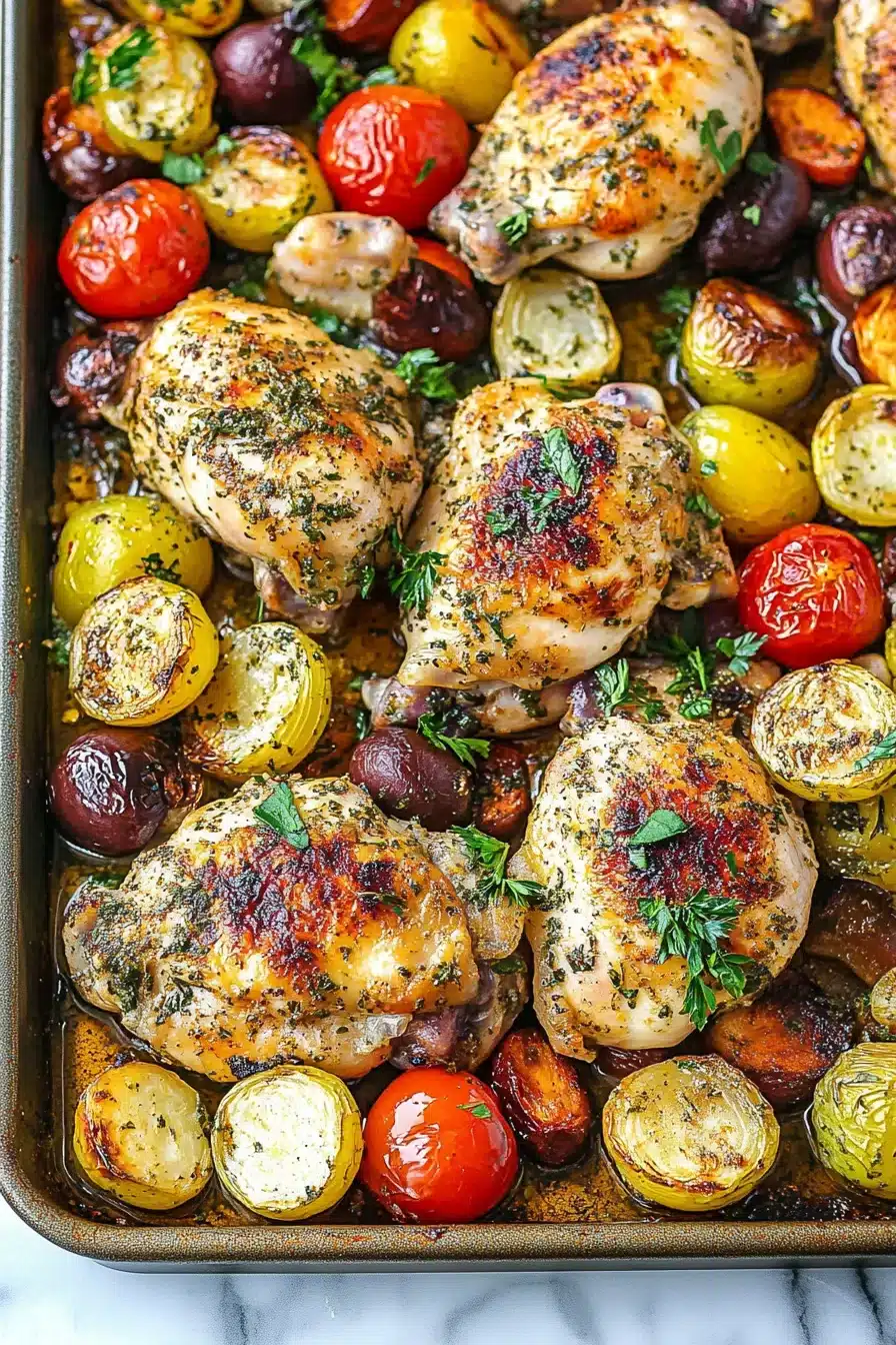 Greek Sheet Pan Chicken