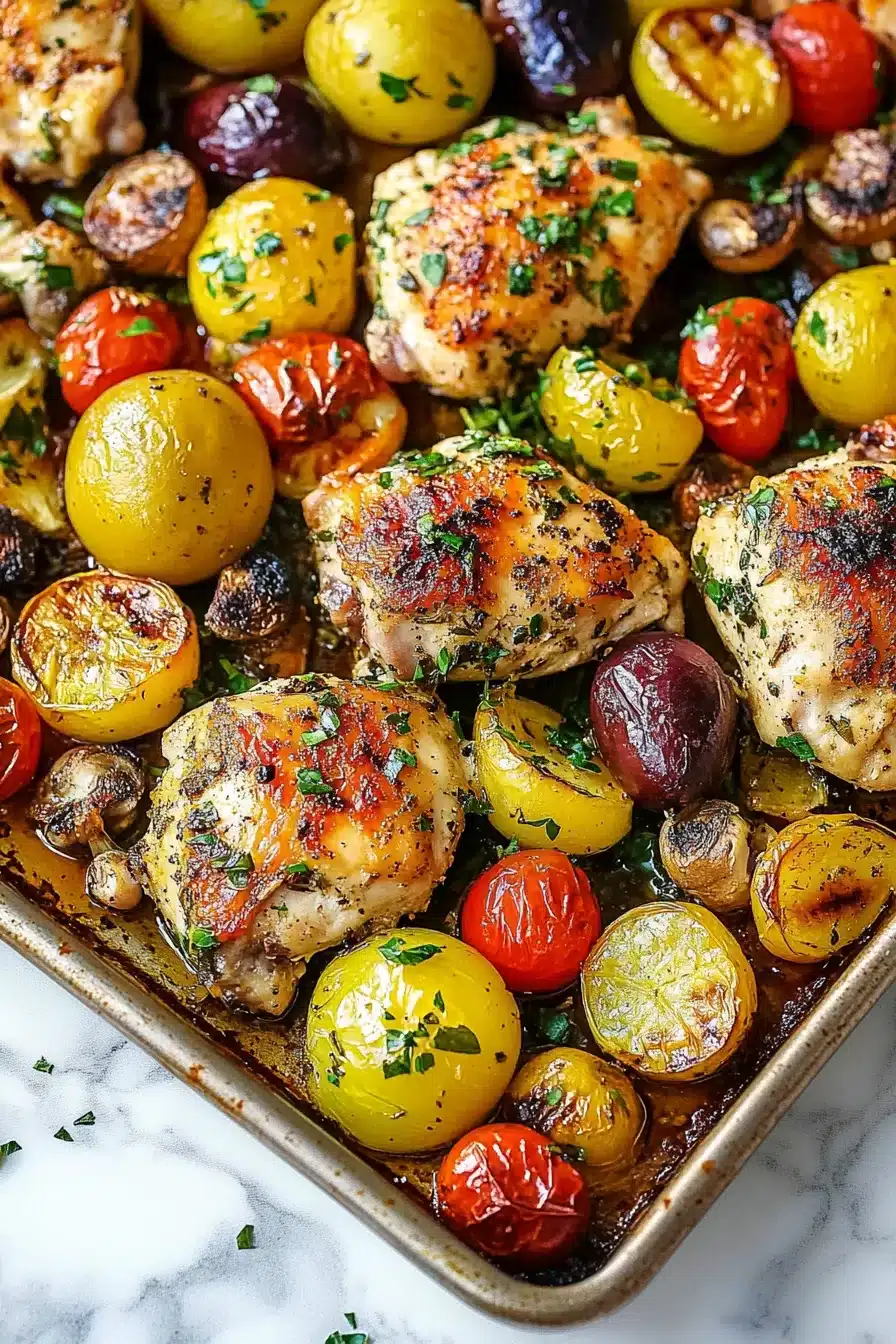 Greek Sheet Pan Chicken